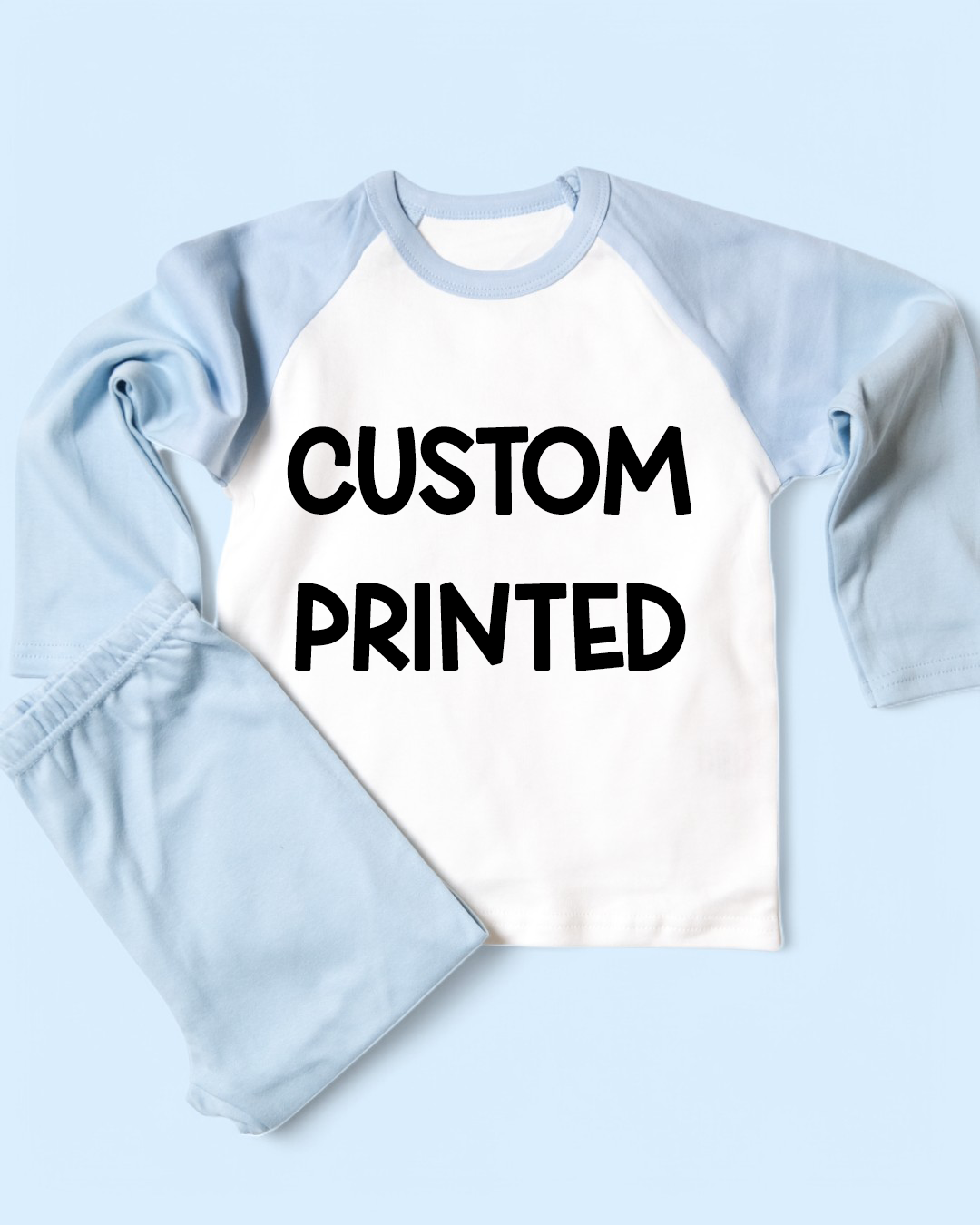 Custom Printed Personalised Plain PJS