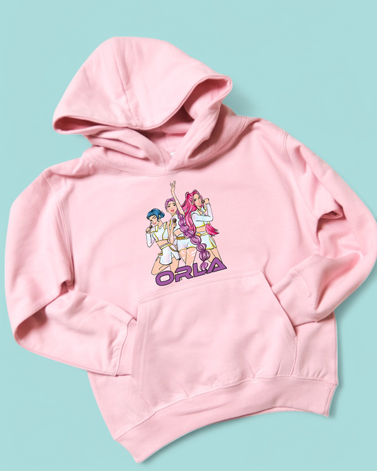 Kpop Demon Hunters Huntrix Personalised Kids Hoodie