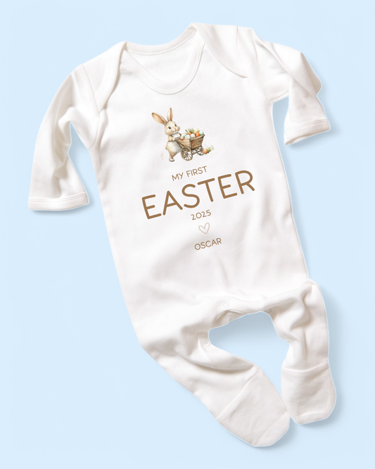 My First Easter Bunny Barrow Personalised Rompersuit