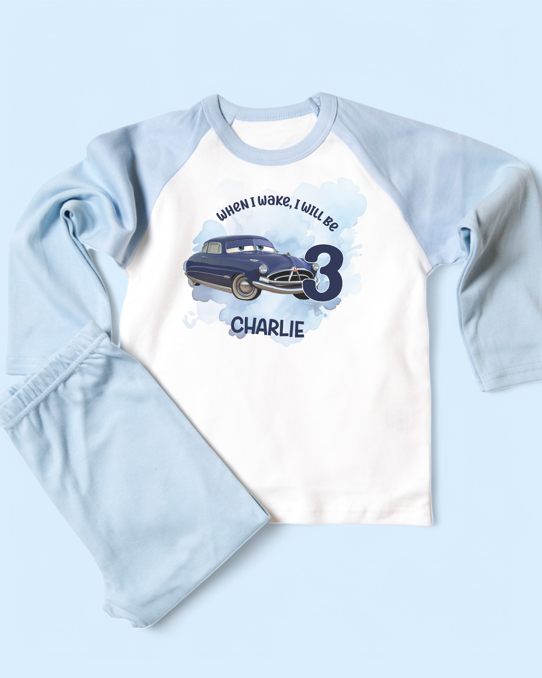 Custom Printed Personalised Plain PJS