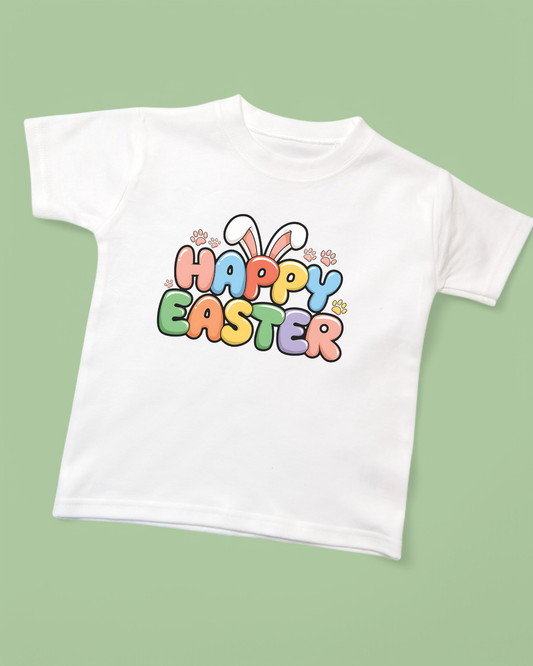 Happy Easter Ears Easter Cotton T-Shirt