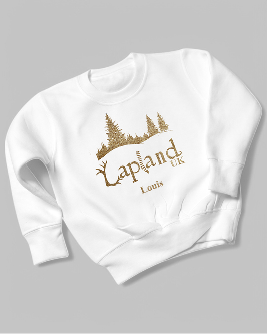 Lapland UK Printed Personalised Sweatshirt