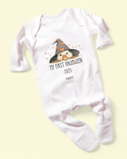 My First Halloween Goose Personalised Rompersuit