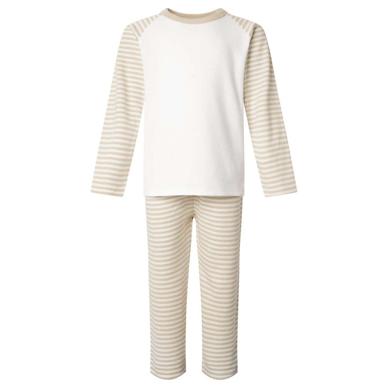 When I wake Up First Day of School Personalised Stripe Pyjamas