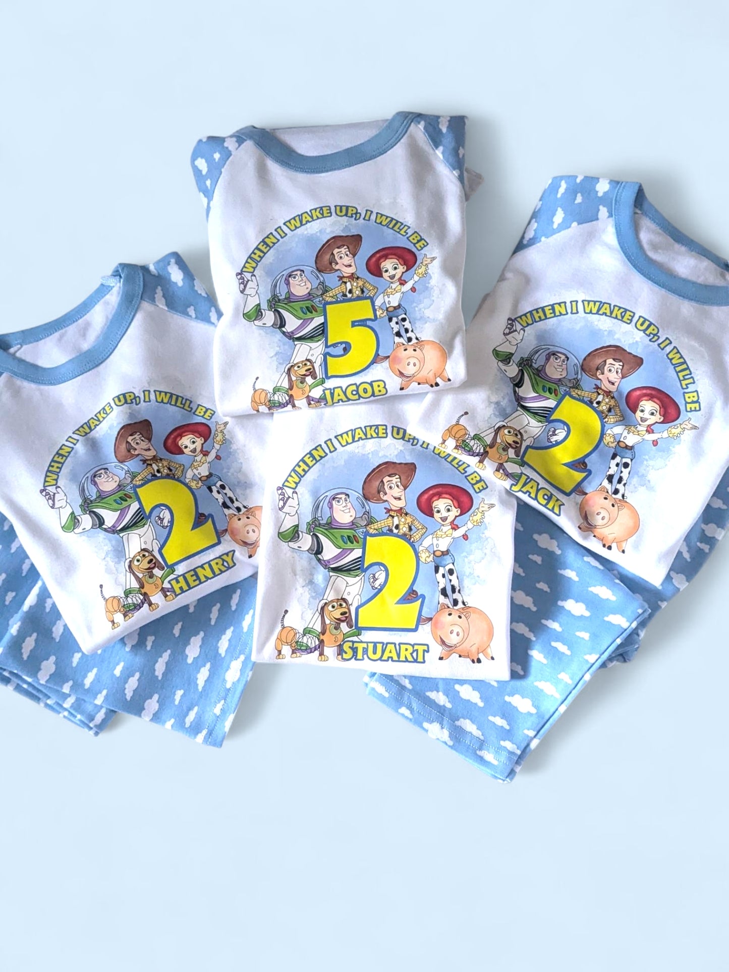 When I Wake Up Toy Story Birthday  Pyjamas, Personalised Birthday PJs