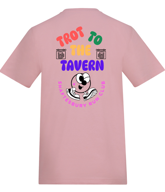 Trot To The Tavern - Shaftesbury Run Club Printed Adults Unisex T-Shirt