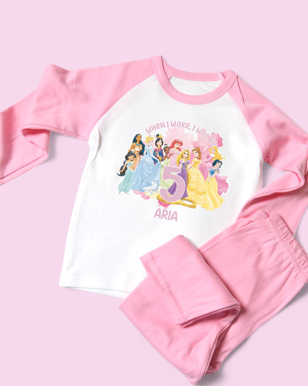 Custom Printed Personalised Stripe Pyjamas Pjs
