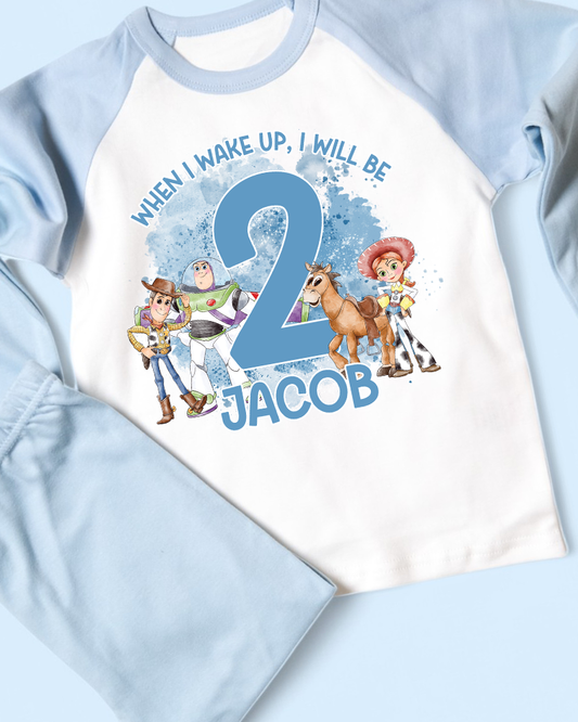 When I Wake Up Toy Story Birthday Pyjamas, Age Birthday Pjs