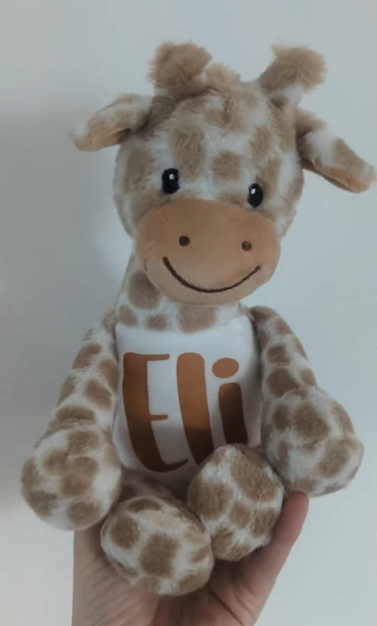 Personalised Mini Giraffe Plush