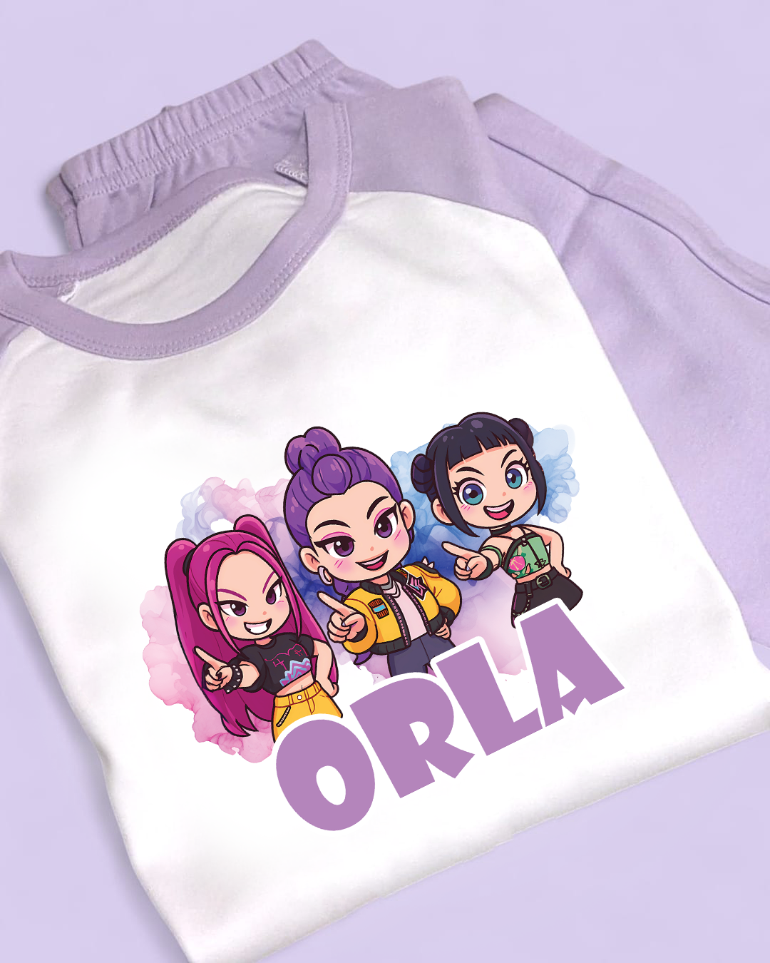 Kpop Demon Hunters Personalised PJS, Huntrix Kids Pyjamas