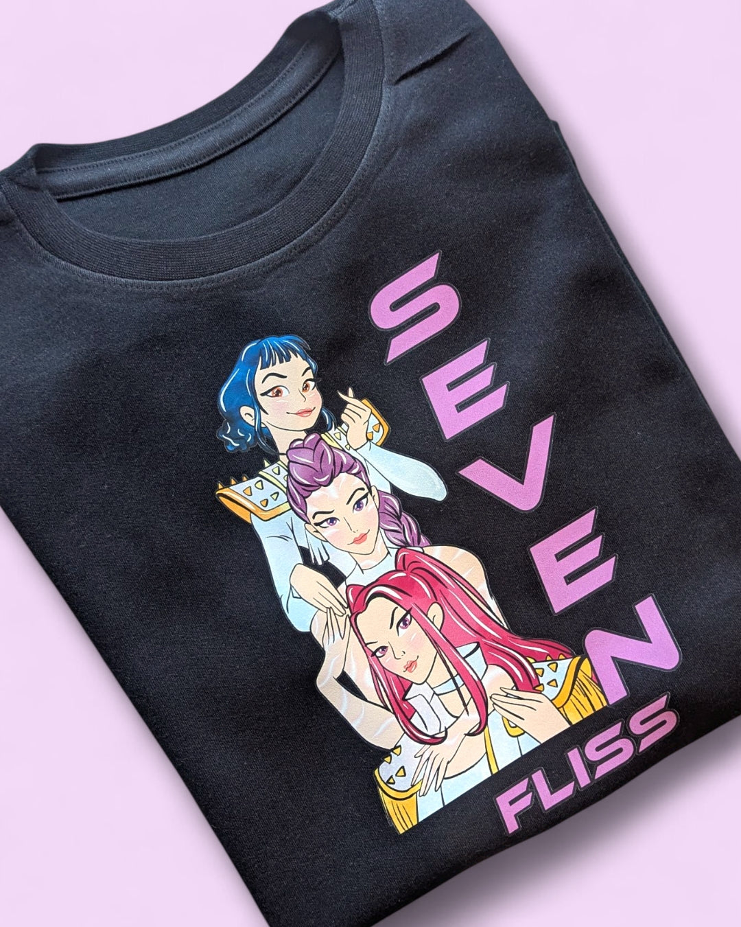 KPop Demon Hunters Birthday T-shirt, Huntrix Personalised Cotton T-Shirt