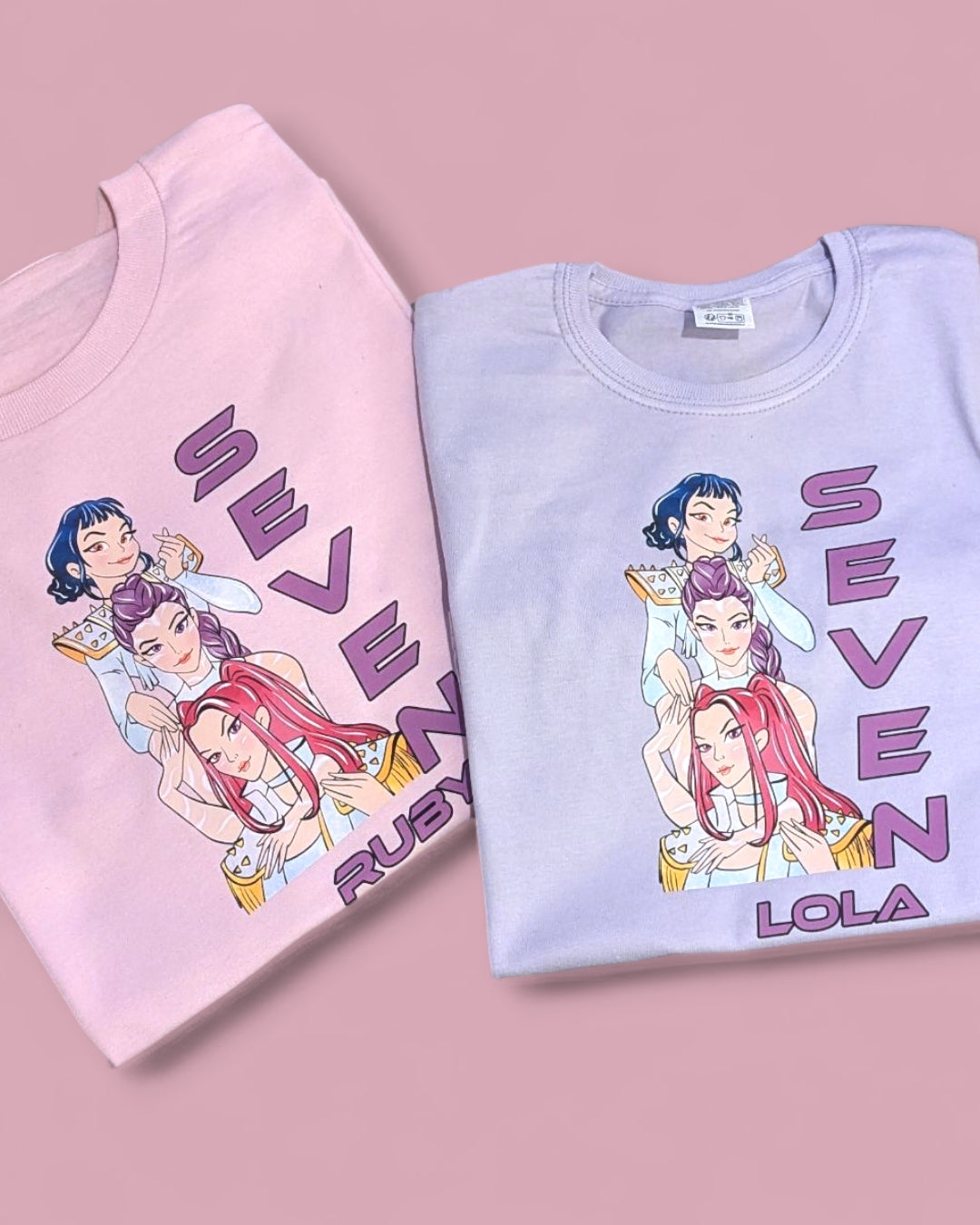 KPop Demon Hunters Birthday T-shirt, Huntrix Personalised Cotton T-Shirt