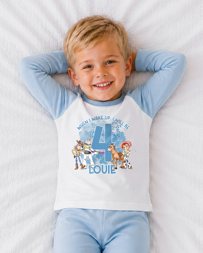 When I Wake Up Toy Story Birthday Pyjamas, Age Birthday Pjs