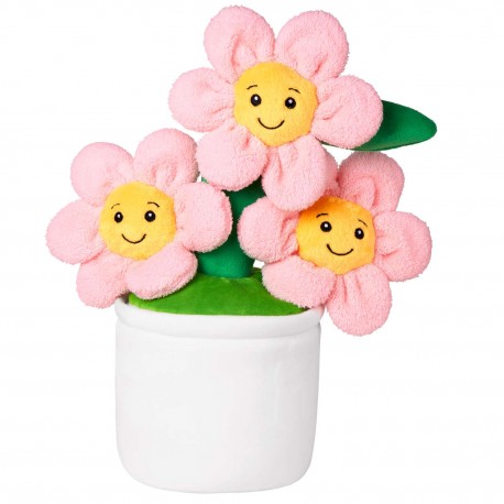 Personalised Retro Large Flower Pot Plush